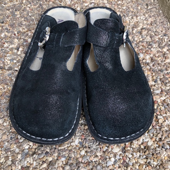 Alegria Alg-211 Black Clogs